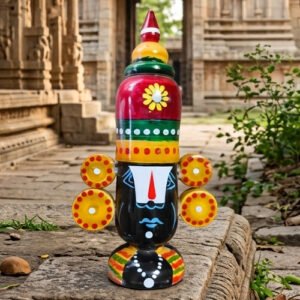 venkateswara swamy indian god etikoppaka wooden toy