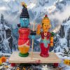 Wooden Shiva Parvati Set | Navratri Golu Dolls