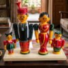 family wooden etikoppaka toy