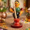 village lady wooden etikoppaka toy