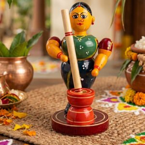 village lady wooden etikoppaka toy