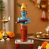indian lord krishna wooden toy