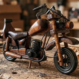 WOODEN BYKE TOY BLACK_etikoppaka toy