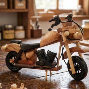 WOODEN BYKE TOY BLACK_etikoppaka toy